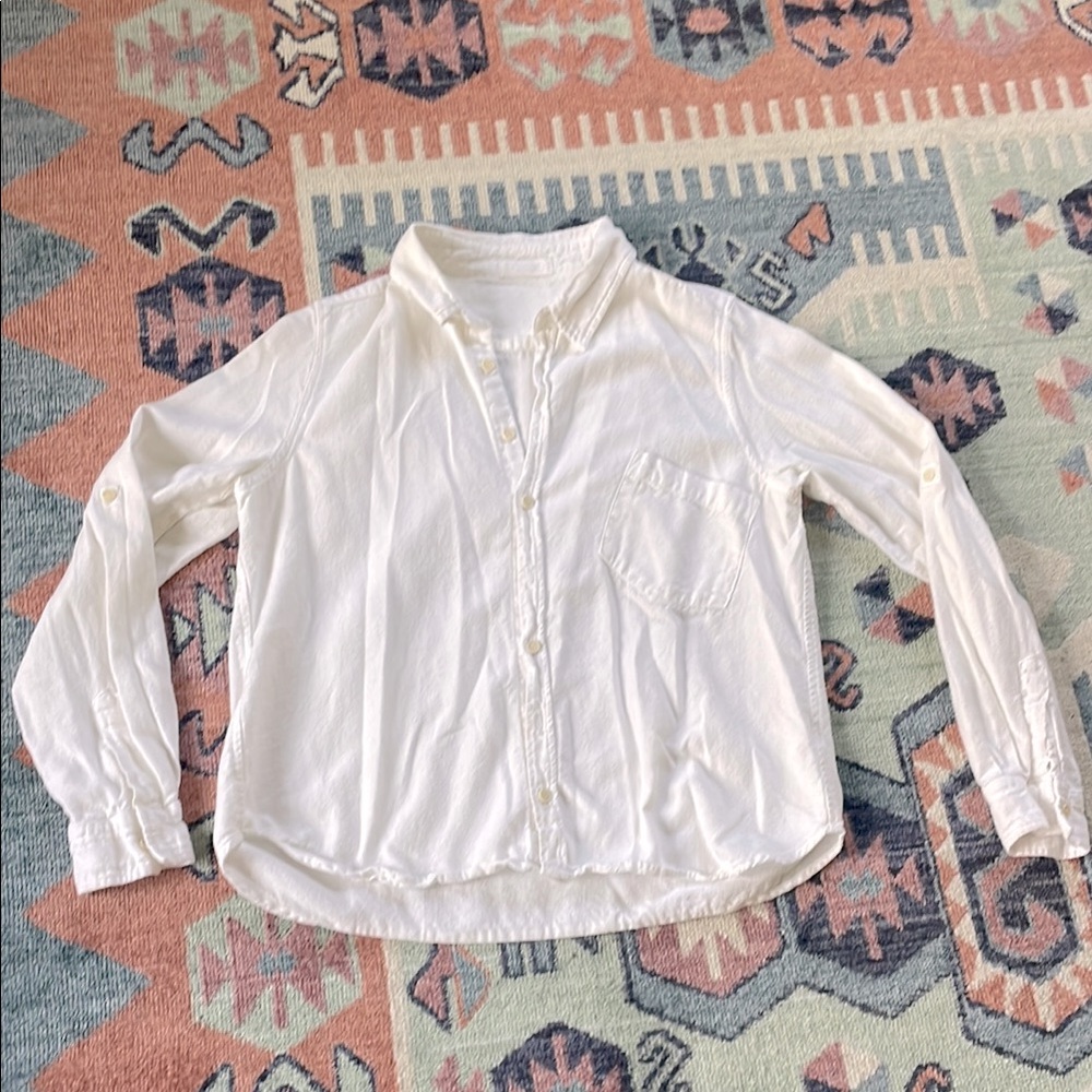 CP Shades white flannel shirt size s